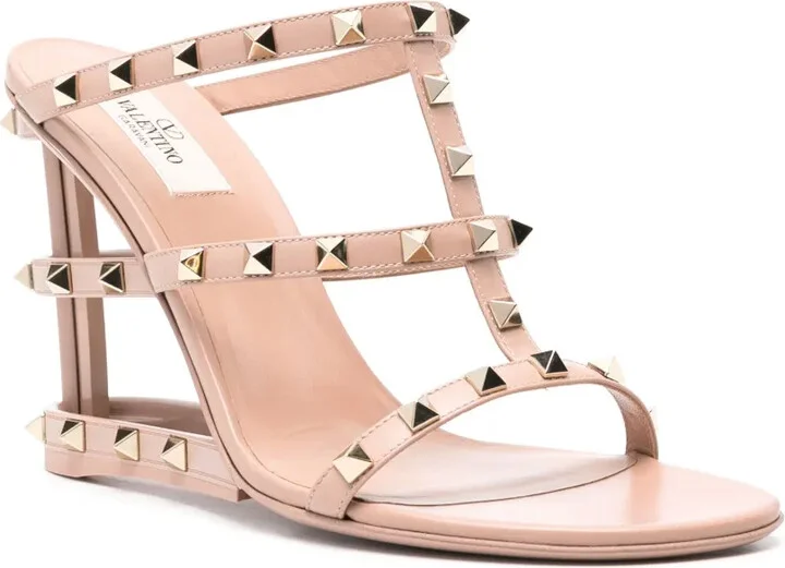 100mm Rockstud-embellished caged sandals - Image 2