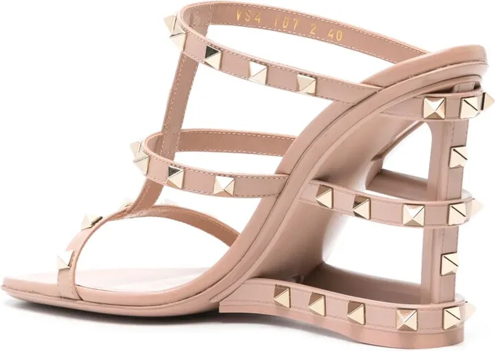 100mm Rockstud-embellished caged sandals - Image 3
