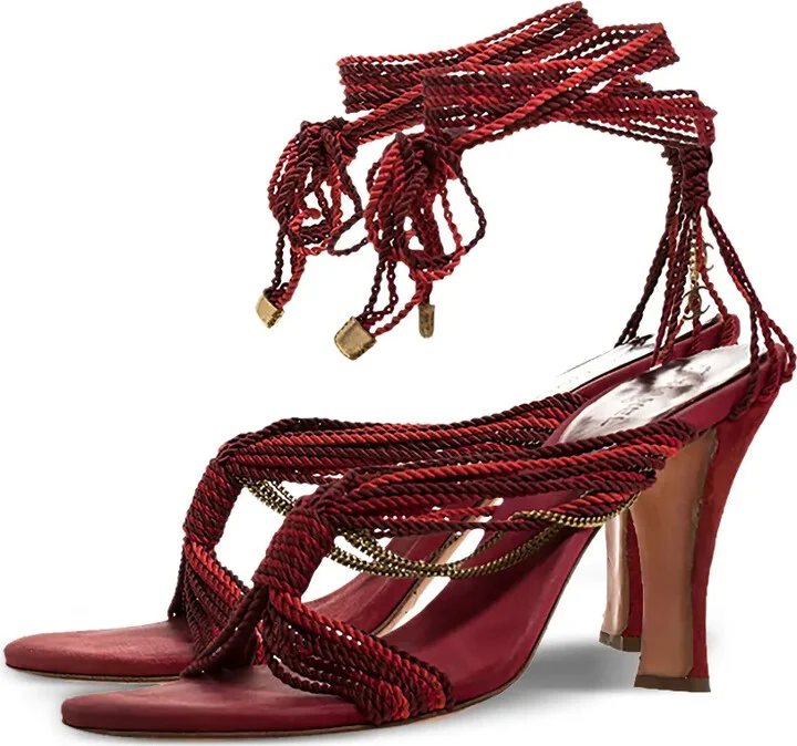 100mm Rope-Chain Sandals - Image 2