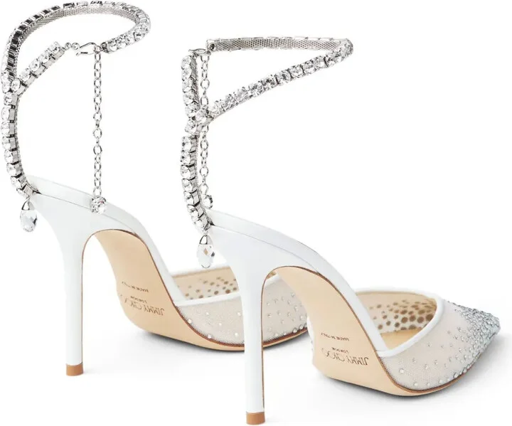 100mm Saeda crystal-embellished pumps - Image 5