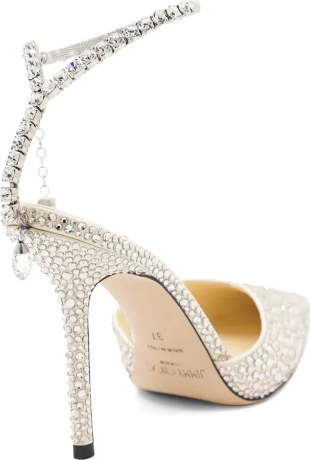 100mm Saeda crystal-embellished pumps - Image 5