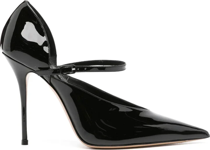 100mm Scarlet Jolly leather pumps