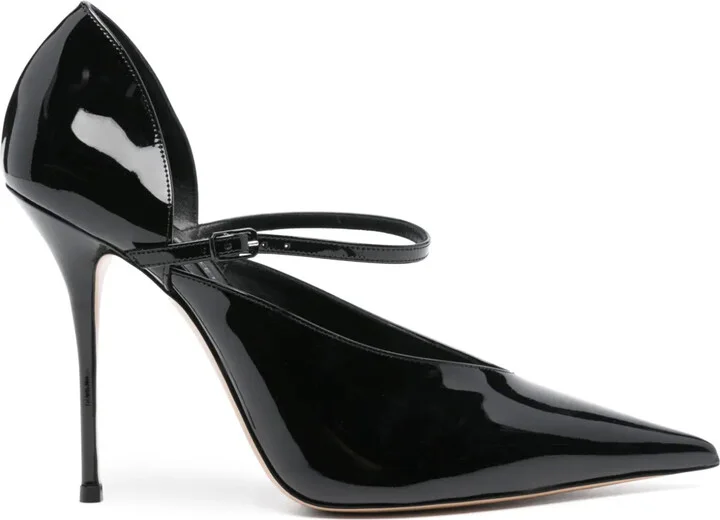 100mm Scarlet pumps