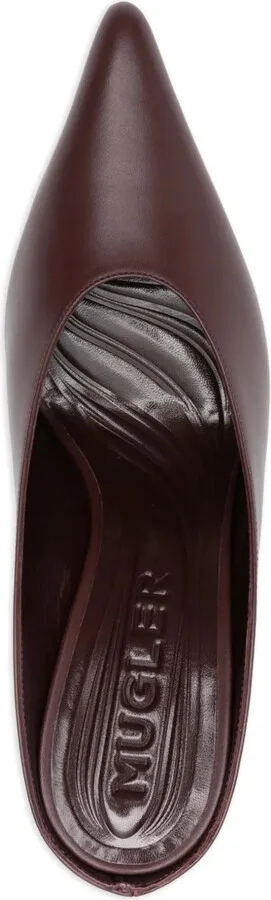 100mm Sculpted-Heel Pointed-Toe Mules - Image 4