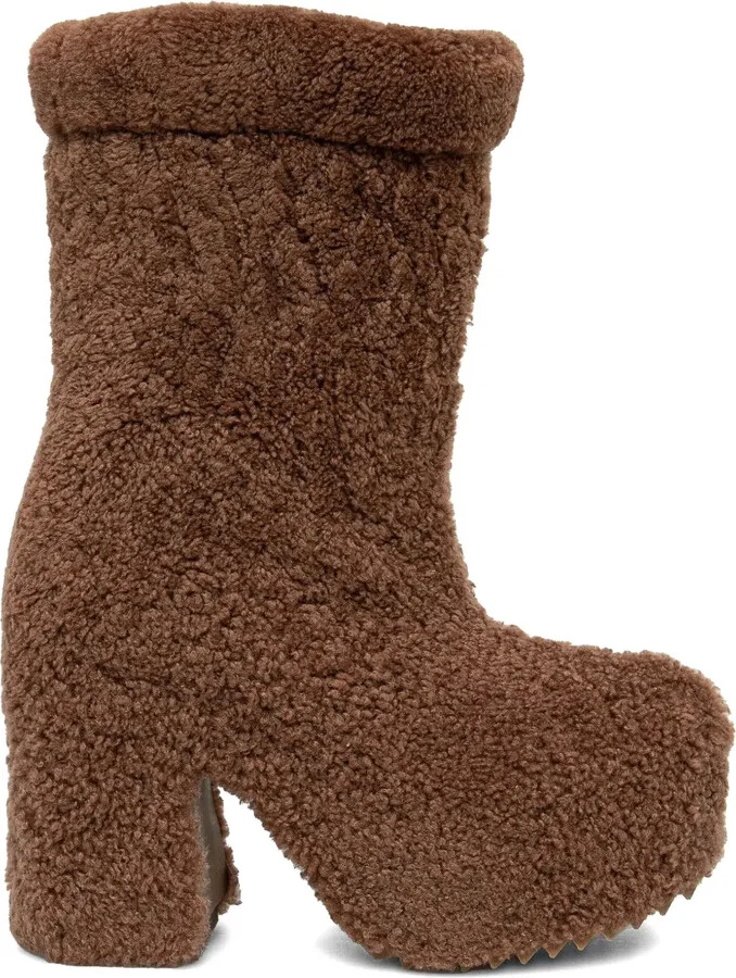 100mm Shearling Boots