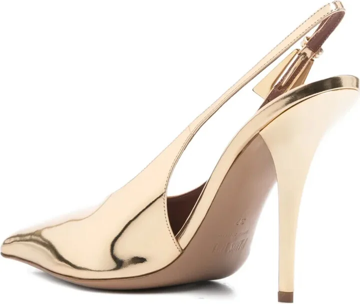 100mm Slingback Pointed-Toe Pumps - Image 3