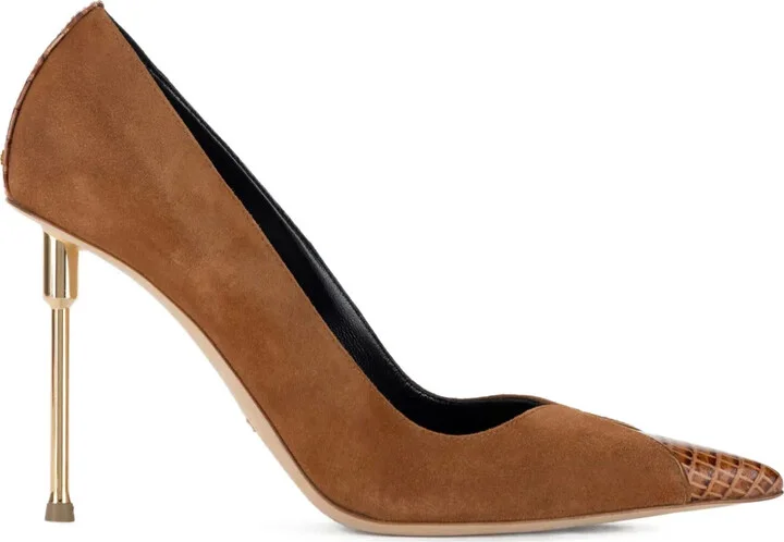 100mm Stiletto-Heel Pointed Pumps