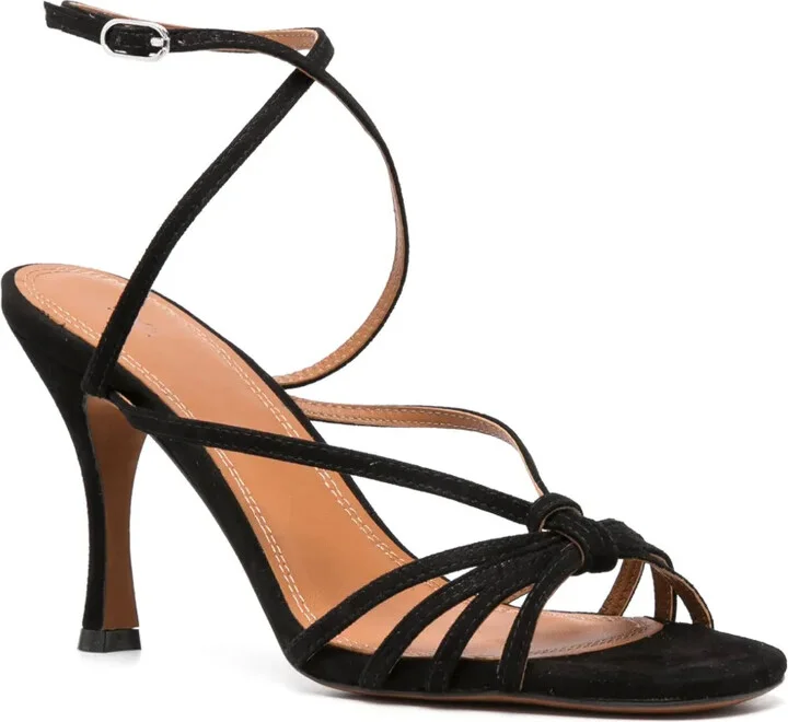 100mm Strap-Detailed Leather Sandals - Image 2