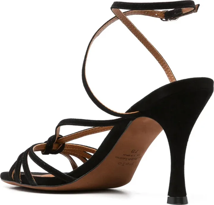 100mm Strap-Detailed Leather Sandals - Image 3