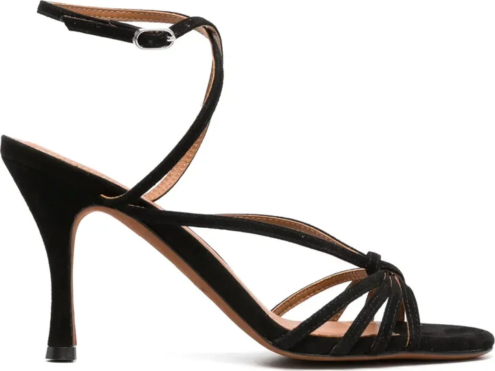 100mm Strap-Detailed Leather Sandals