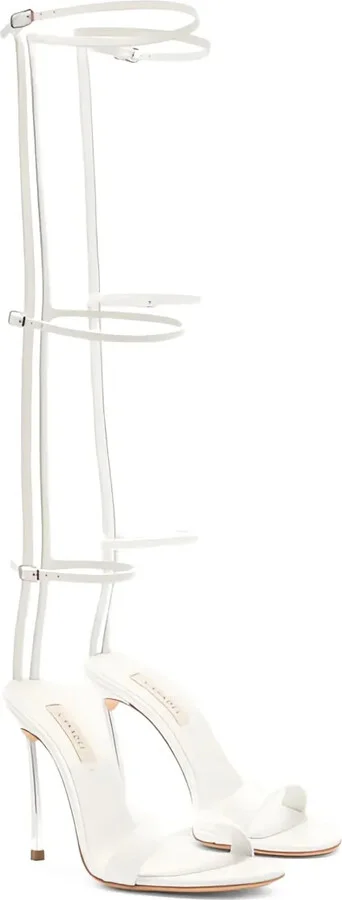 100mm Strapped Heel Sandals - Image 2