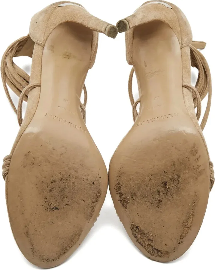 100mm Strapped Heeled Sandals - Image 4