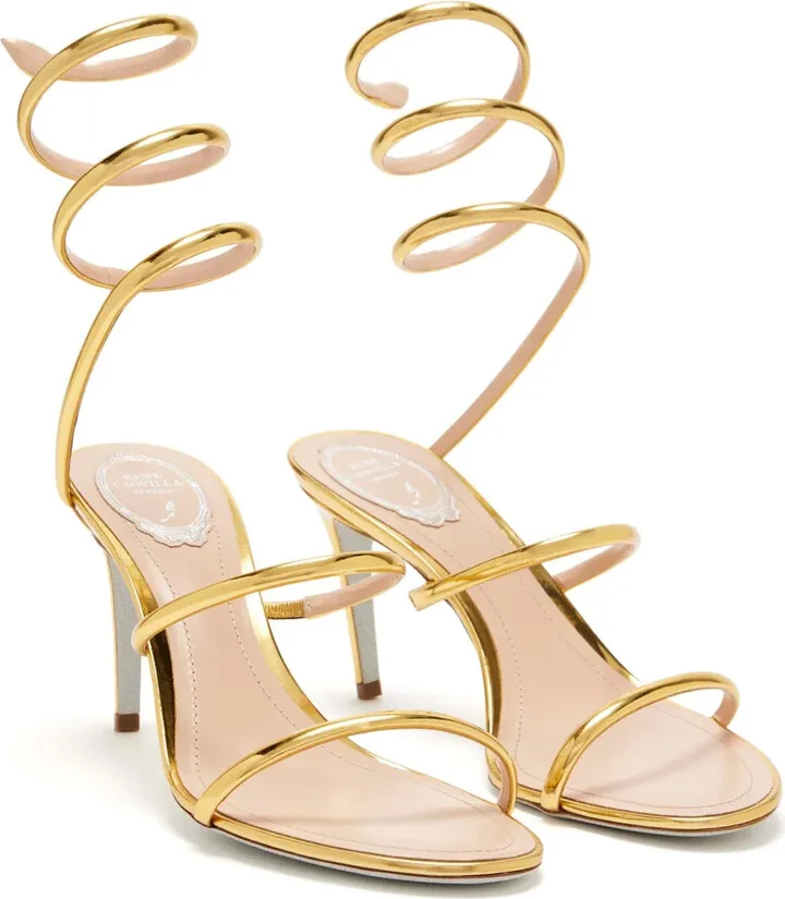 100mm Strappy Sandals - Image 2