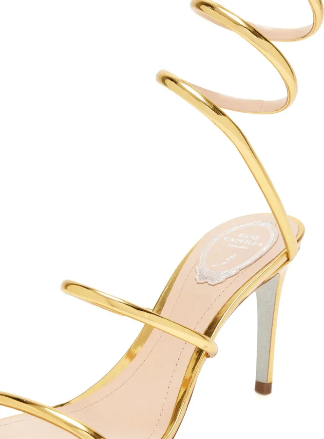 100mm Strappy Sandals - Image 4