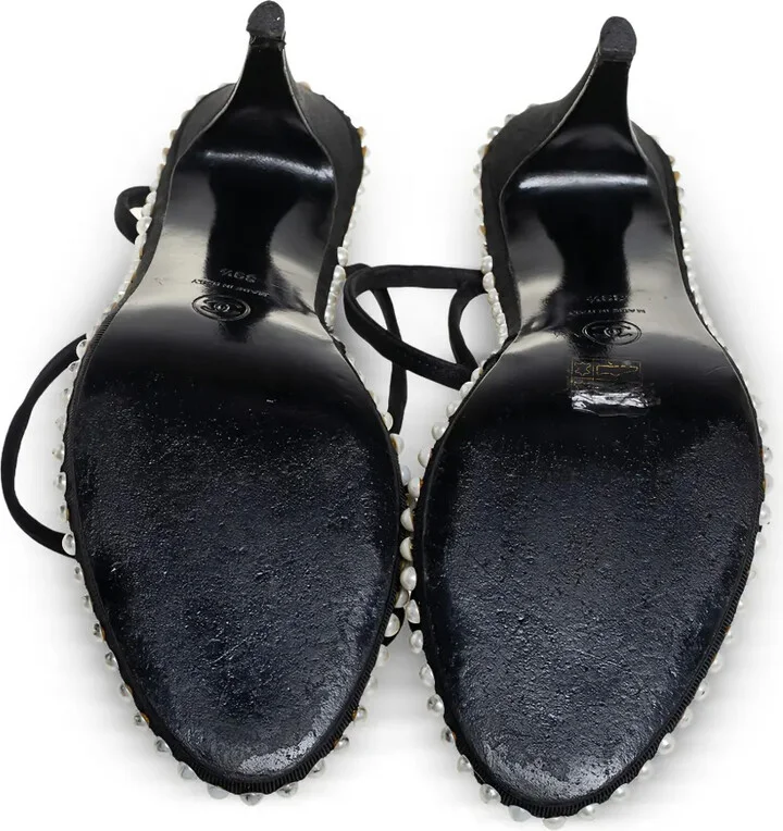 100mm Strappy Sandals - Image 5