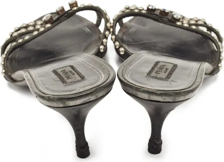 100mm Strappy Sandals - Image 4