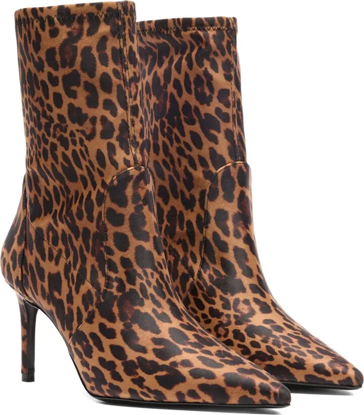 100mm Stuart Power leopard-print boots - Image 2