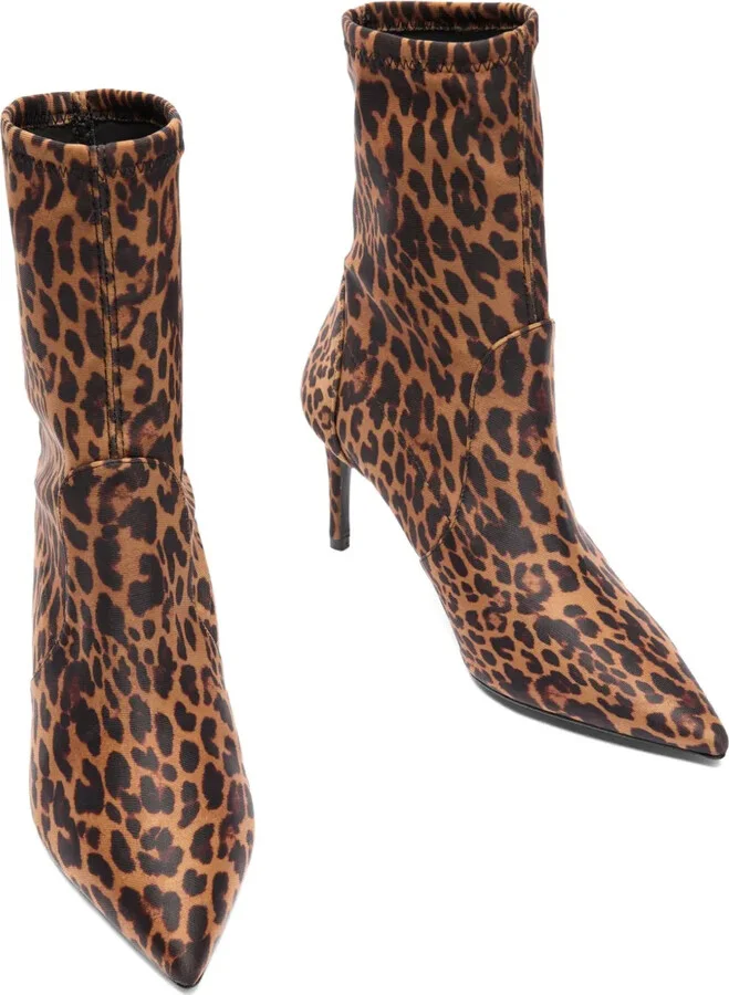 100mm Stuart Power leopard-print boots - Image 5