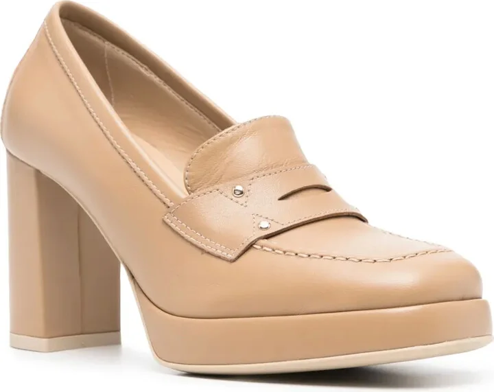 100mm Stud-Embellished Leather Pumps - Image 2