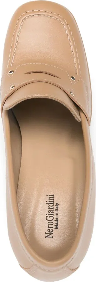 100mm Stud-Embellished Leather Pumps - Image 4