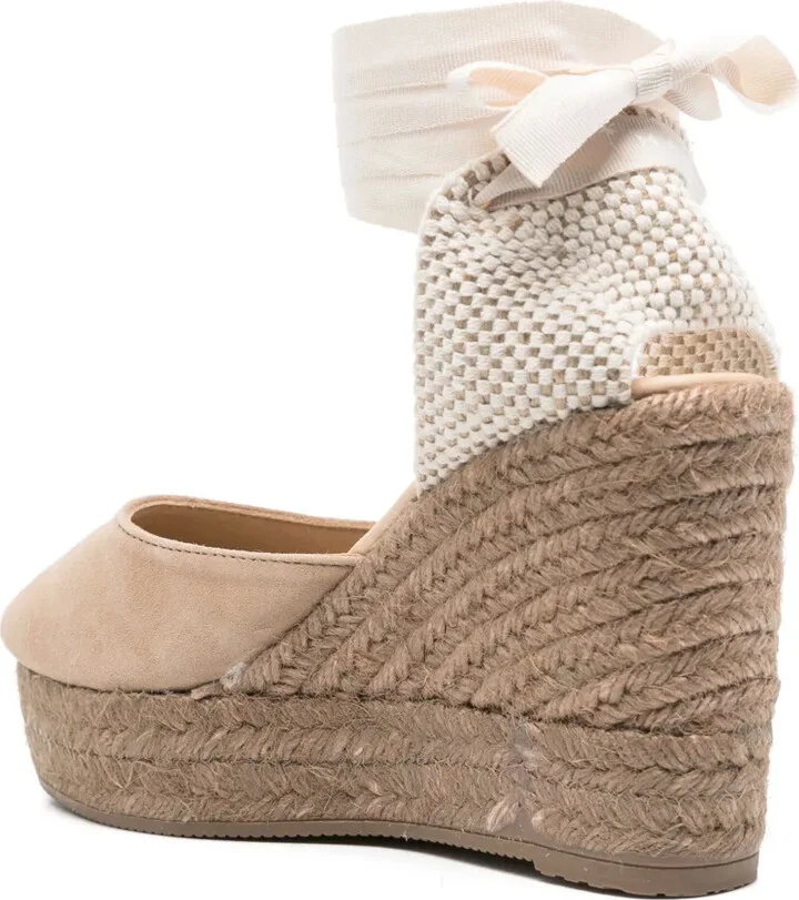 100mm Suede Espadrilles - Image 3