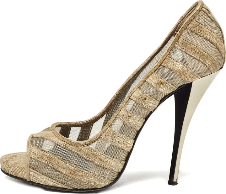 100mm Suede Heeled Pumps