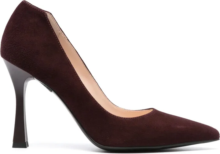 100mm Suede Pumps