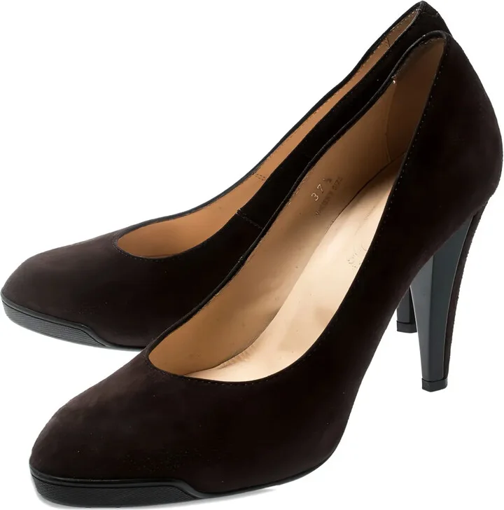 100mm Suede Pumps