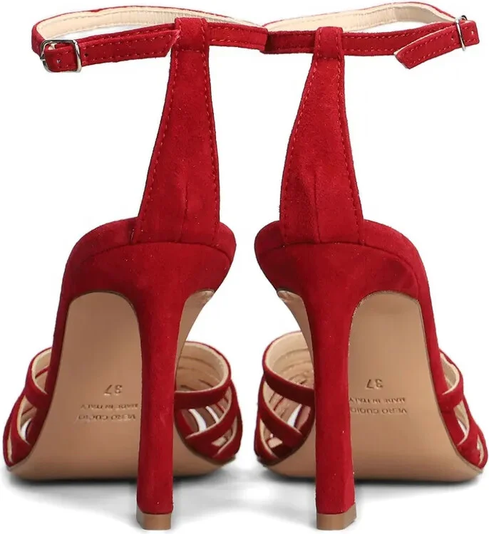 100mm Suede Sandals - Image 3