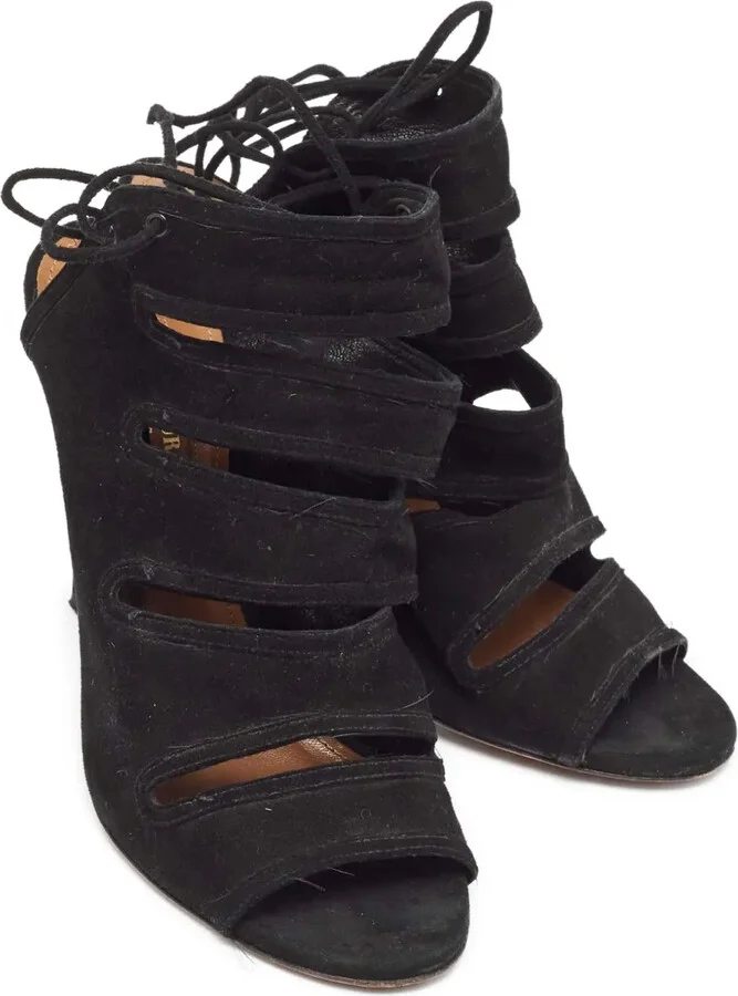 100mm Suede Sandals - Image 2