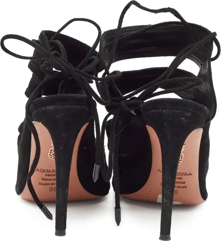 100mm Suede Sandals - Image 3