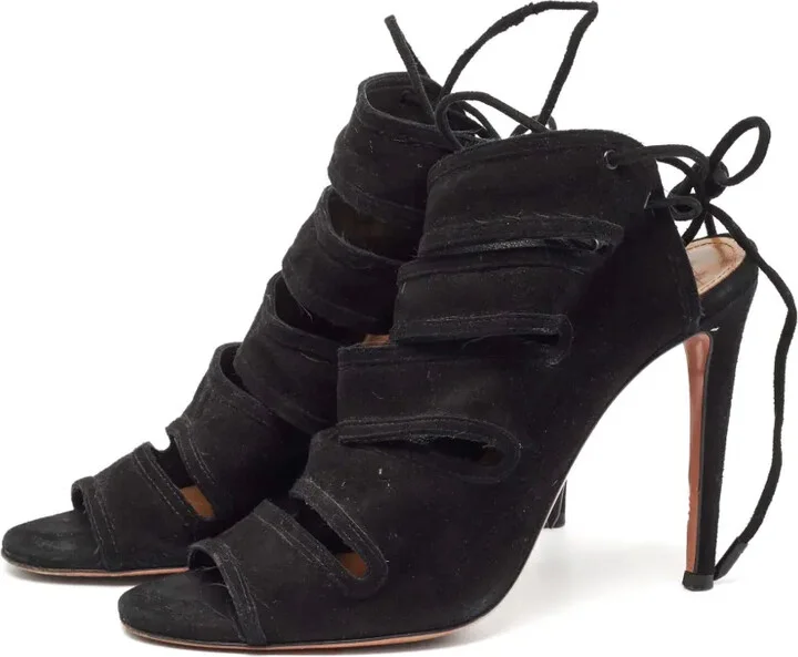 100mm Suede Sandals - Image 4