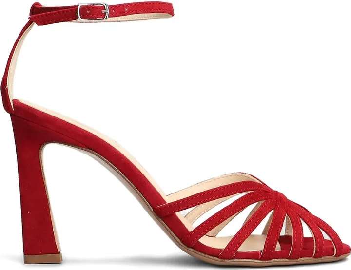 100mm Suede Sandals