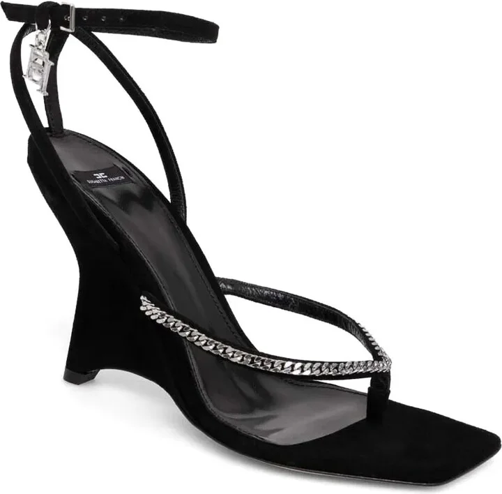 100mm Suede Wedges - Image 2