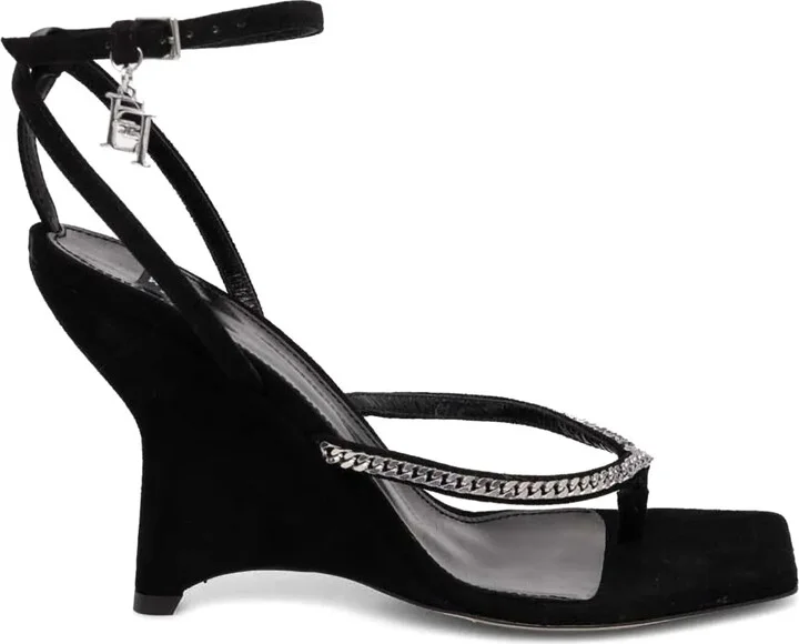 100mm Suede Wedges