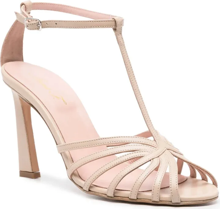 100mm T-bar strappy sandals - Image 2