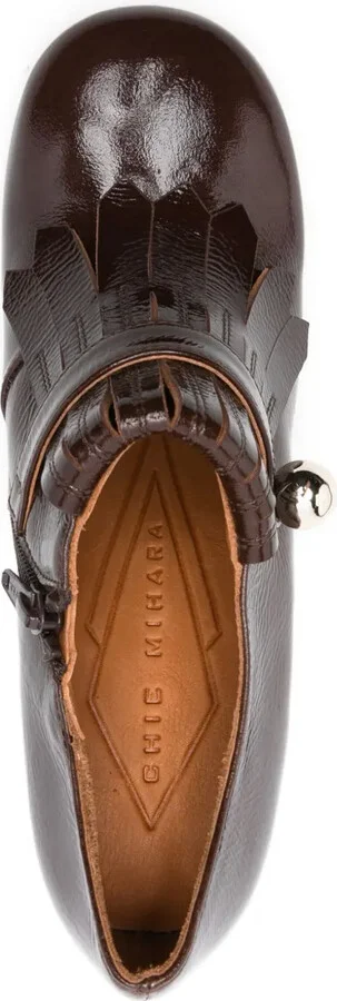 100mm Tasselled Block-Heel Boots - Image 4