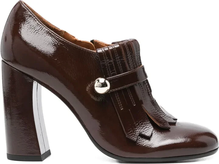 100mm Tasselled Block-Heel Boots