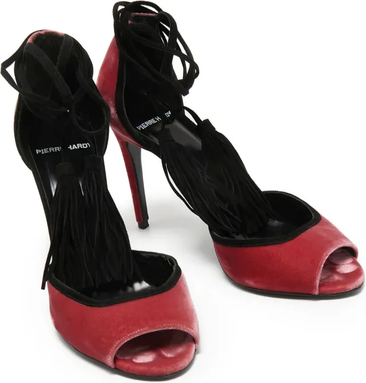 100mm Tasselled Sandals - Image 2