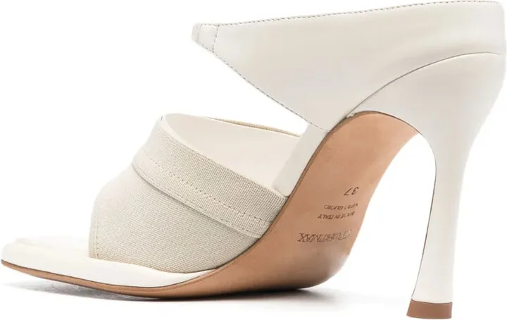 100mm Thong-Strap Leather Sandals - Image 3