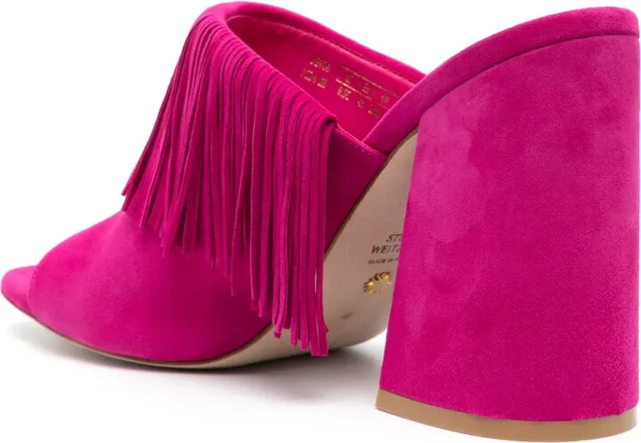 100mm Tia Fringe sandals - Image 3