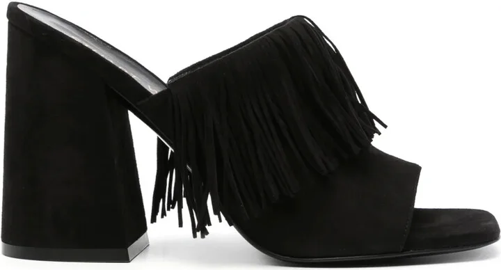 100mm Tia Fringe sandals