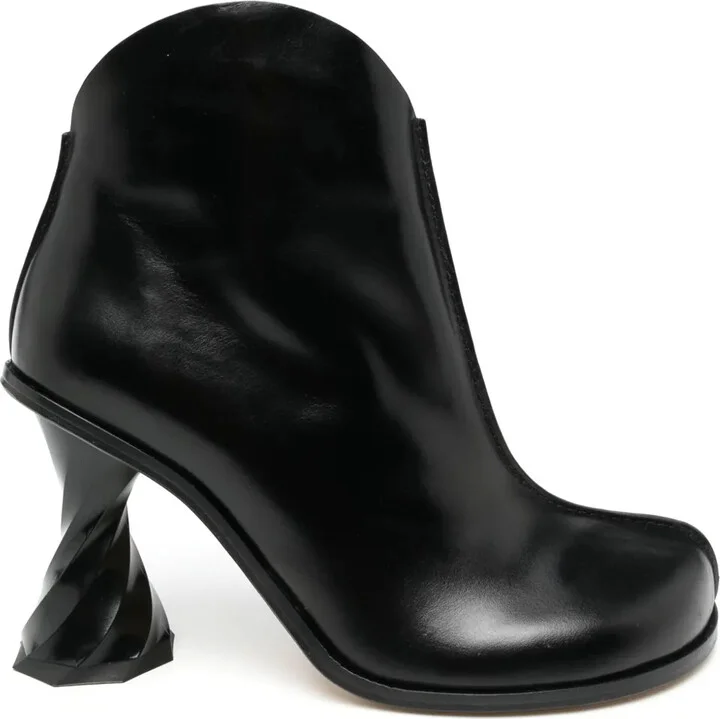 100mm Twisted-Heel Boots