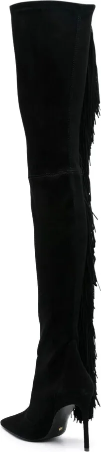 100mm Ultrastuart Fringe over-the knee boots - Image 3