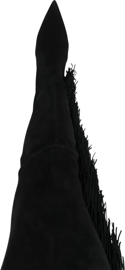 100mm Ultrastuart Fringe over-the knee boots - Image 4