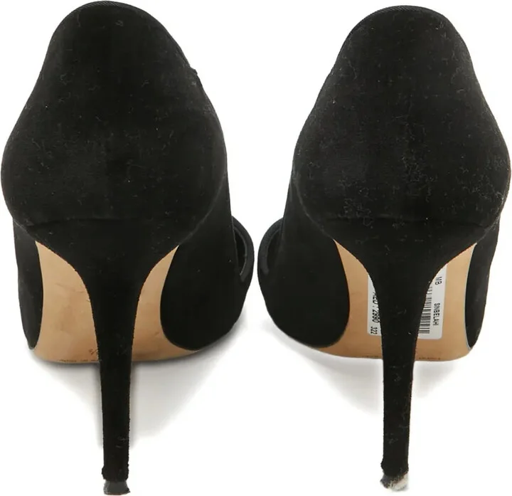 100mm Velvet Pointed-Toe Pumps - Image 3
