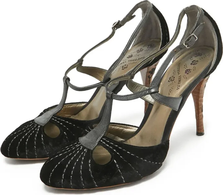 100mm Velvet Pumps - Image 3
