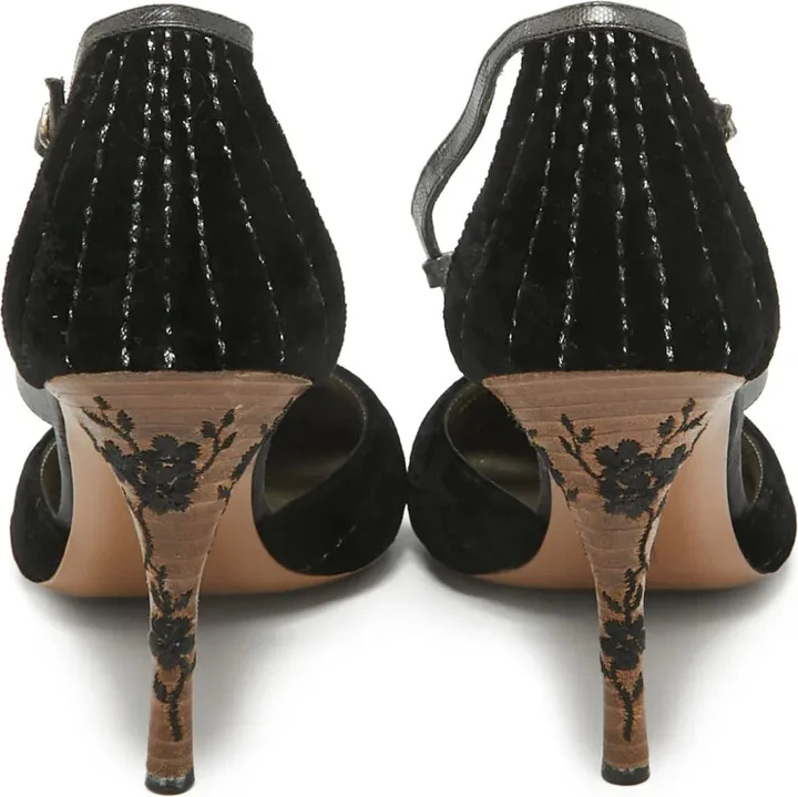 100mm Velvet Pumps - Image 4