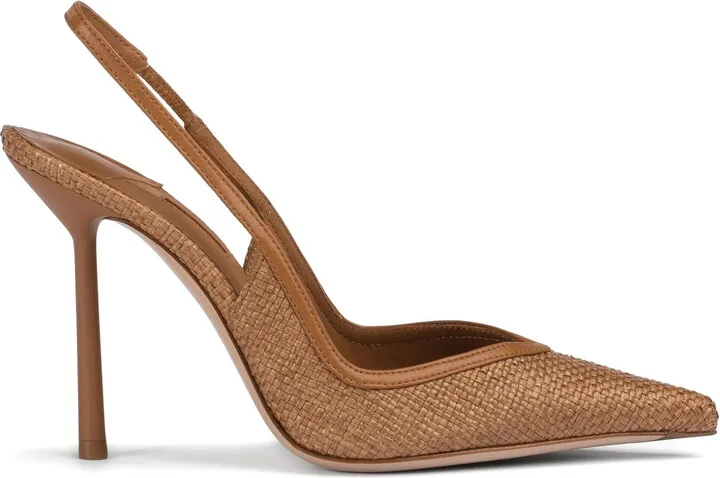 100mm Vivienne slingback pumps