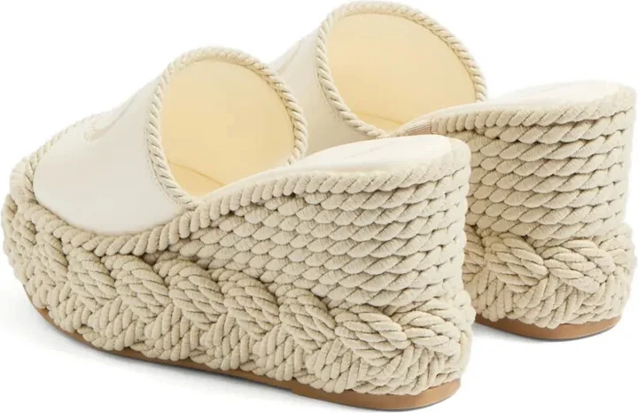 100mm VLogo Torchon sandals - Image 3